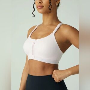 SHEFIT Emerge Sports Bra Luxe L Cherry Blossom Pink Medium Impact Wire Free
